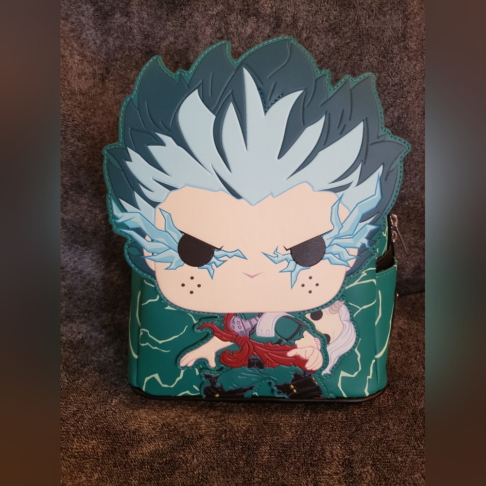 NWT My Hero Academia Loungefly..         Wallet alone is this price! 🤩💙🖤💚